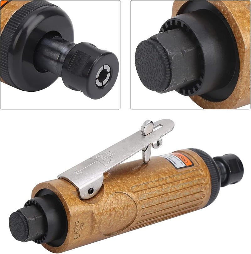 KP 621 Air Die Grinder Kit US Style 22000rpm High Speed with 10 Grinding Heads for Metal Stone PCB - Image 3